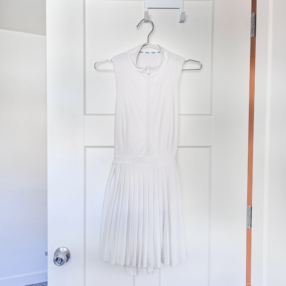 Prince x Target Pickleball Zip-Front Pleated Dress XS Womens